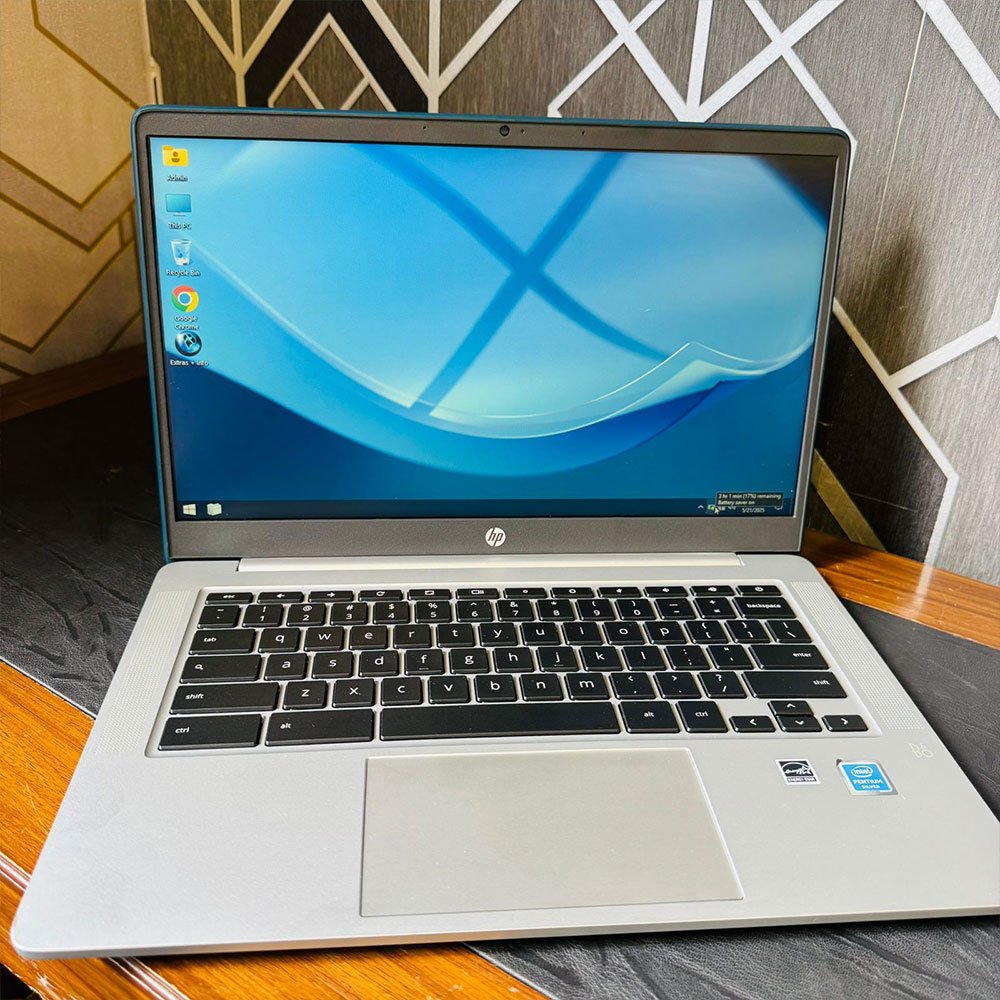 HP Chromebook 14a-na0062tg | 128GB Storage | 4GB RAM | 14″ HD Display | Windows 10 | Backlit Keyboard | Intel Pentium Silver N5030U 1.10GHz | ChromeBook - Image 2