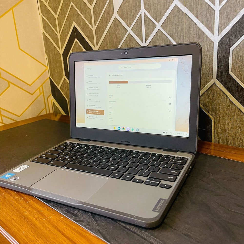 Lenovo ChromeBook 100E 3rd Gen | 4GB RAM | 64GB Storage | 11.6″ Display | Webcam | Playstore Supported | Intel Celeron N4500 1.10GHz | 2031 Updateable | 8 Hours Battery | ChromeBook - Image 5