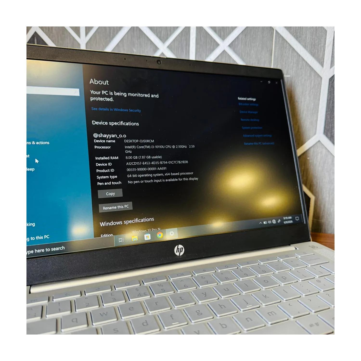HP Pro C640 Chromebook | Windows 10 | 64GB SSD | 8GB RAM | Intel Core i3-10110U | 10th Gen | Backlit Keyboard | Fingerprint | 14″ HD Display | Chromebook - Image 8