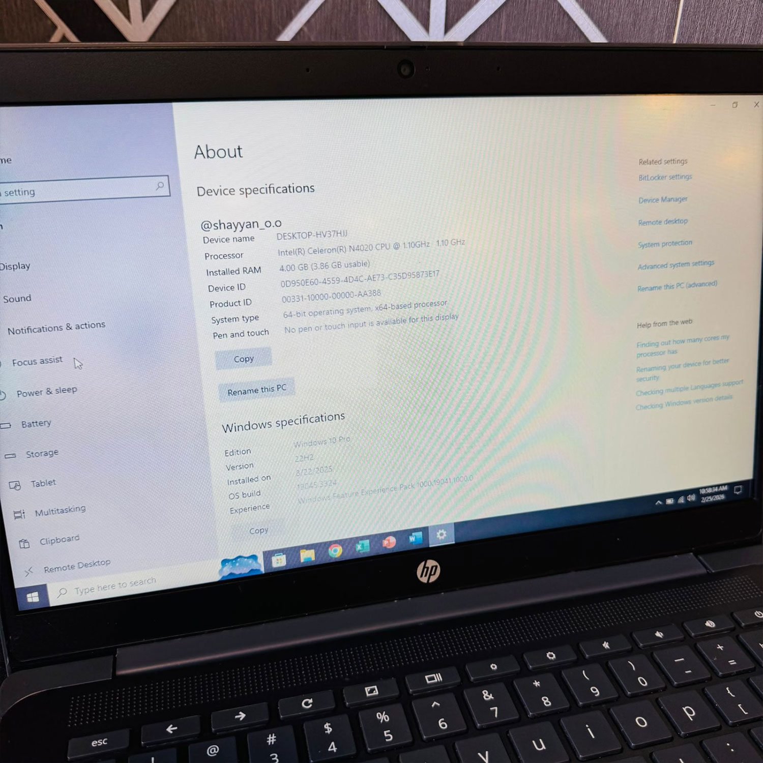 HP Chromebook 14 G6 | 4GB Ram | 32GB SSD | Windows 10 | Intel HD Graphics | 14 inch HD Display | Chromebook - Image 8