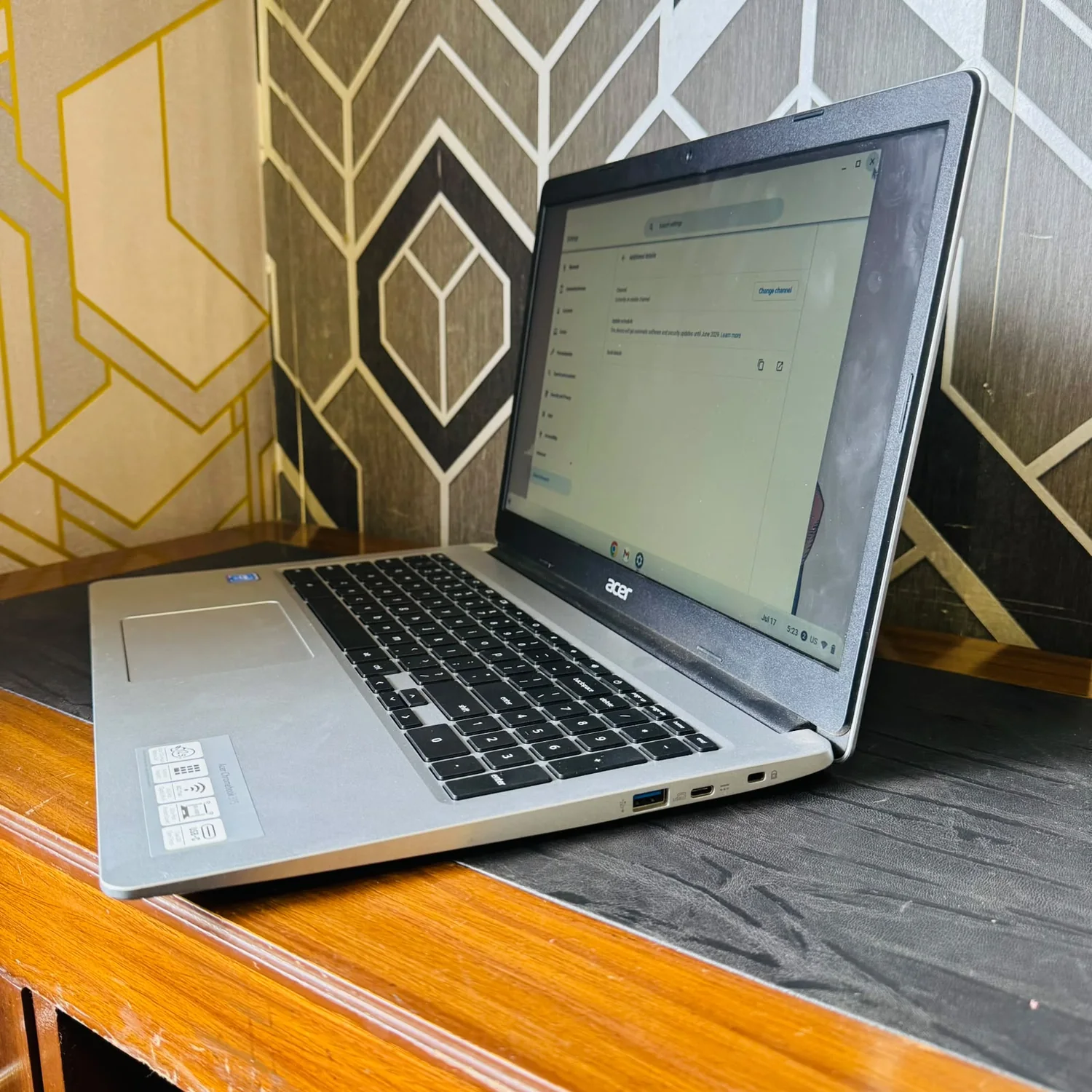 Acer | Chromebook 315 CB315-3H | Chromebook | 64GB eMMC | 4GB RAM | Intel Celeron N4020 | 2029 Updatable | Play Store Supported | 15.6″ FHD Display | ChromeBook - Image 5