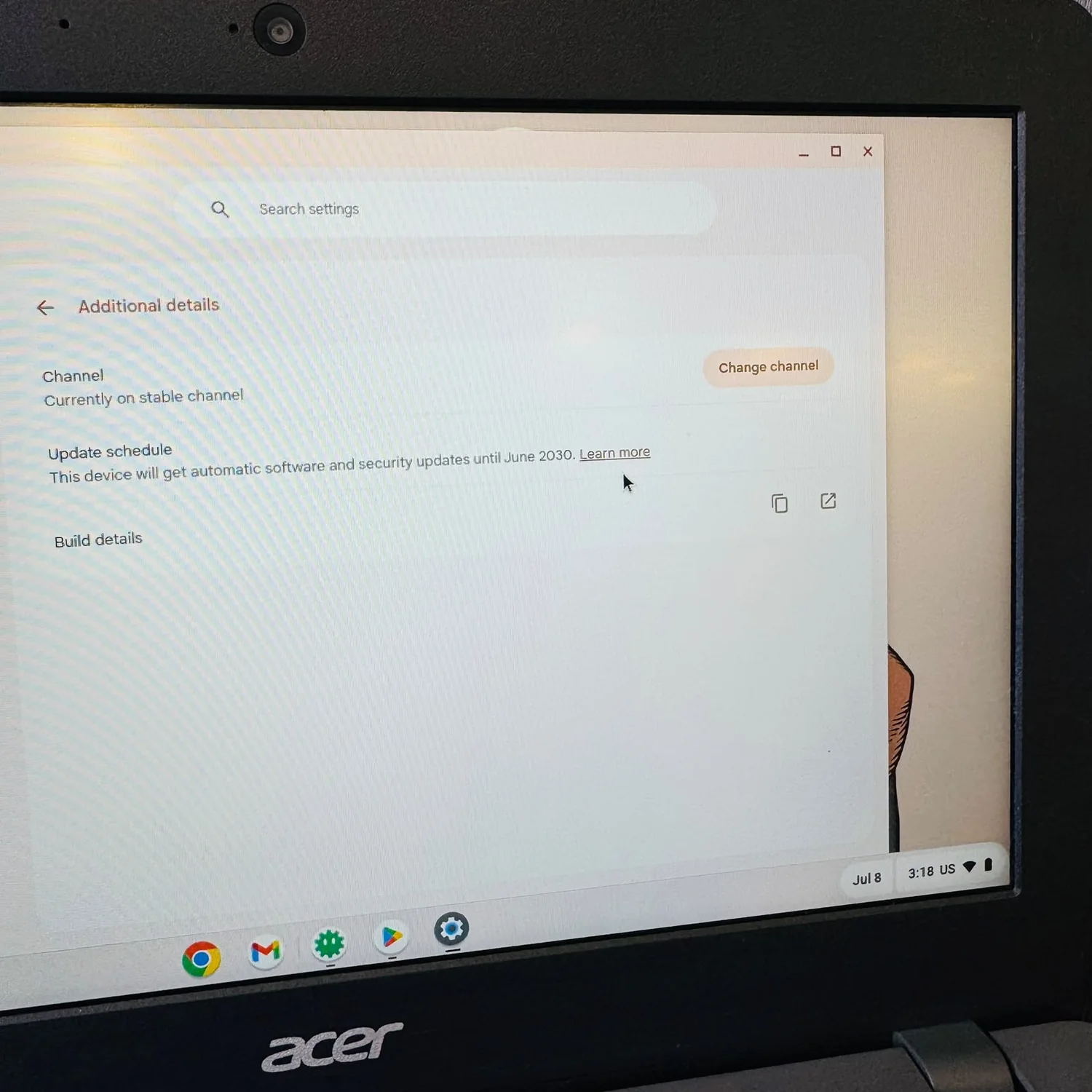 Acer Chromebook 311 C722 | Chromebook | 32GB eMMC | 4GB RAM | MediaTek Kompanio 500 MT8183 | 2030 Updatable | Play Store Supported | 11.6″ HD Display | ChromeBook - Image 7