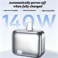 Smart Full Charge Self-Cut | Type-C Adapter, Universal Auto Disconnect for Night Charging, Overcharge Prevention Separator