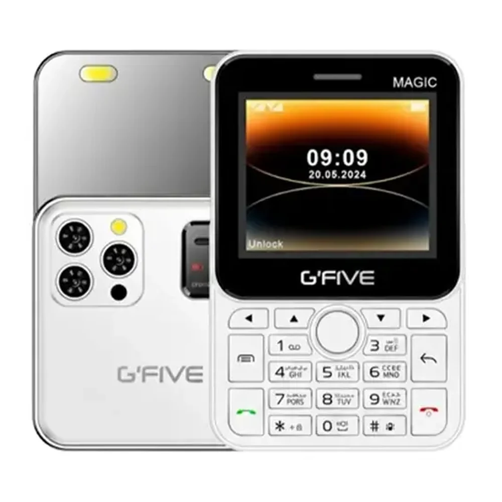 GFive Magic | Keypad Feature Phone | 2.4” Screen Display | 2000mAh Battery | PTA Approved | Brand New Box Pack | Mobile Phone - Image 2