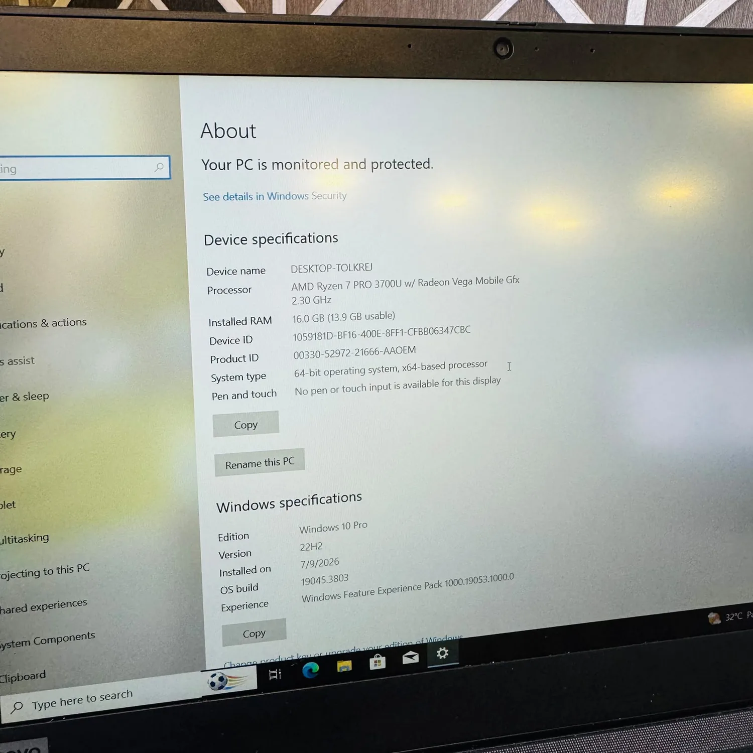 Lenovo ThinkPad T495 | 256GB SSD | 16GB RAM | AMD Ryzen 7 PRO 3700U | 14″ Display | Radeon Vega Graphics | Laptop - Image 6