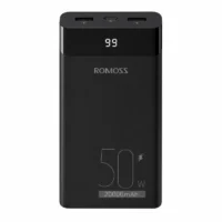 Romoss PPD20 Power Bank | 20000mAh | 50W Max Output | 45W Type-C PD | Dual USB-A | Digital Display | Power Bank