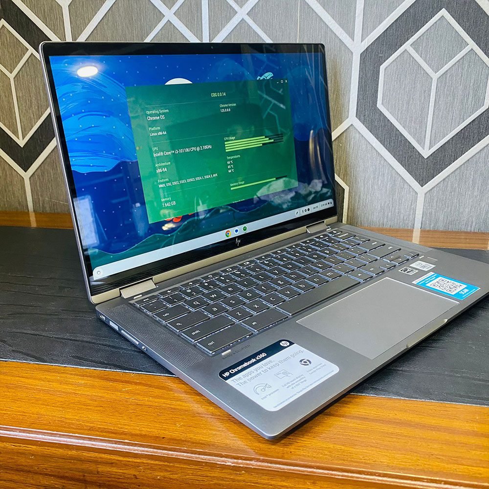 HP 2-in-1 Chromebook | x360 14c-ca0053dx | 64GB Storage | 8GB RAM | Touch Screen | 360 Rotation | Intel Core i3-10110U | 14″ IPS Touchscreen Display | Playstore Supported | 2030 Updatable | ChromeBook - Image 7