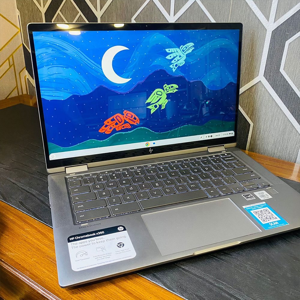 HP 2-in-1 Chromebook | x360 14c-ca0053dx | 64GB Storage | 8GB RAM | Touch Screen | 360 Rotation | Intel Core i3-10110U | 14″ IPS Touchscreen Display | Playstore Supported | 2030 Updatable | ChromeBook - Image 2