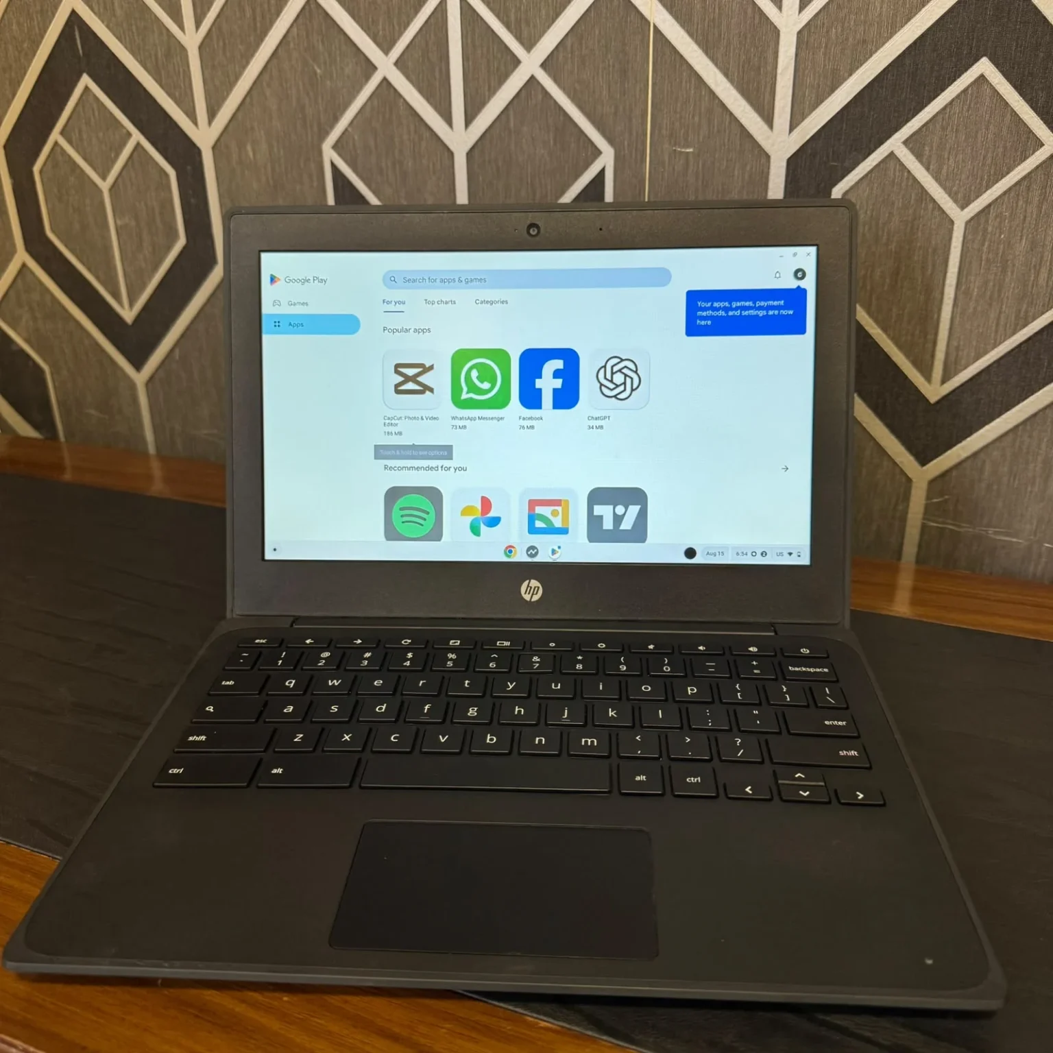 HP Chromebook 11MK G9 EE | 32GB eMMC | 4GB RAM | MediaTek MT8183 | 2030 Updatable | Play Store Supported | 11.6″ HD Display | Chromebook - Image 4