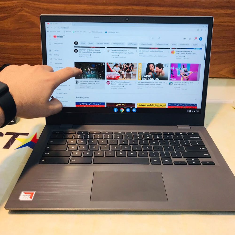 Lenovo | ChromeBook 14E | 4GB RAM | 32GB Storage | 14″ Full HD Display | Touch Screen | 2029 updatable | AMD A4-9120C Dual-Core | 9th Gen Processor | ChromeBook - Image 3