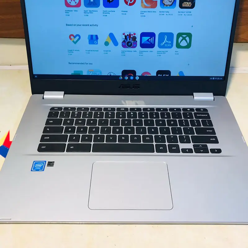 Asus | Chromebook C523 | 64GB Storage | 8GB RAM | Intel HD Graphics 500 | 1.1 GHz Processor | Intel Celeron N3350 | 15.6″ HD LED Display 2027 Updatable | ChromeBook - Image 5