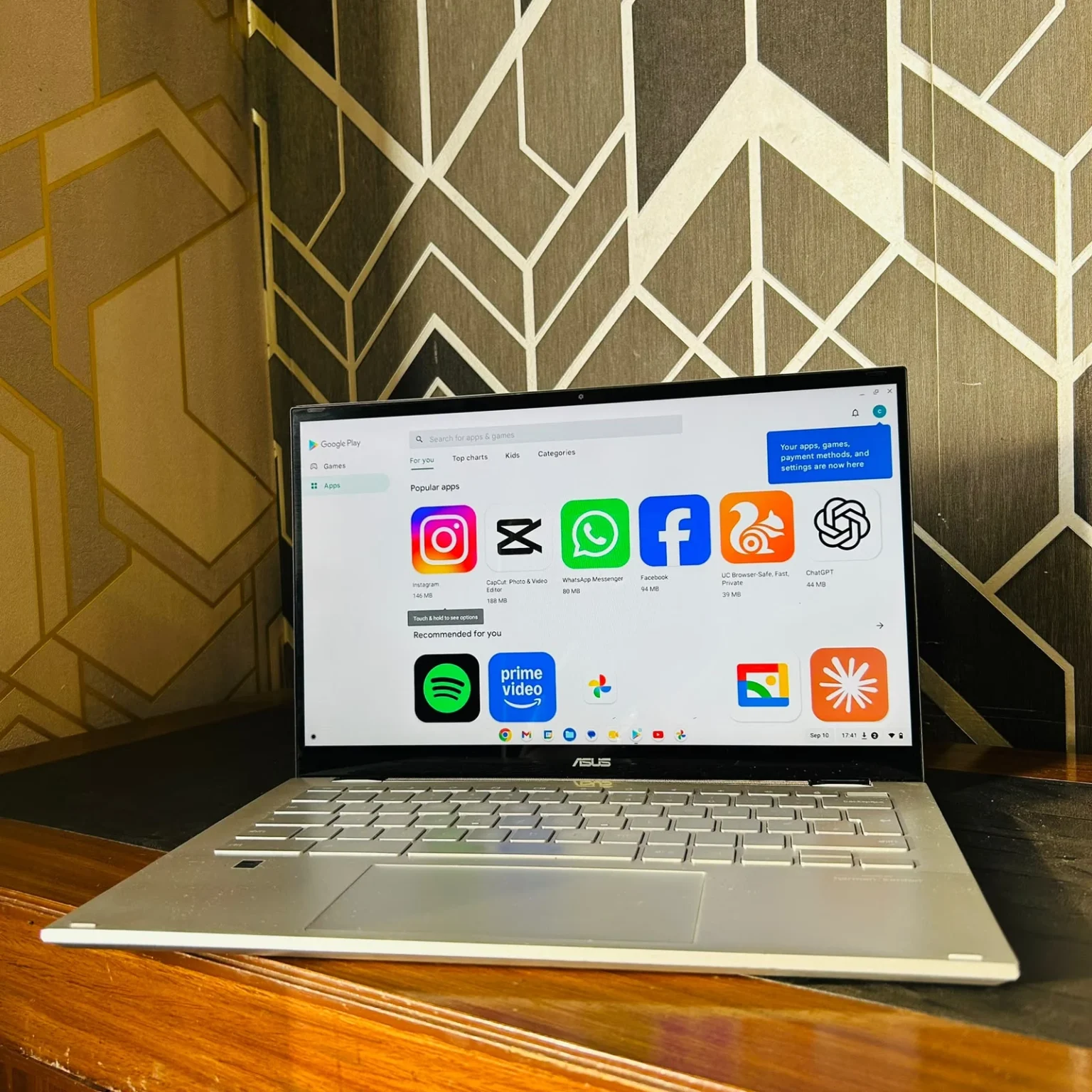 ASUS | C436F | Core i3-10110U 10th Gen | 8GB RAM | 128GB SSD | 14-inch FHD Touchscreen | 360 Rotate | Play Store | 2030 Updates | Chromebook - Image 7