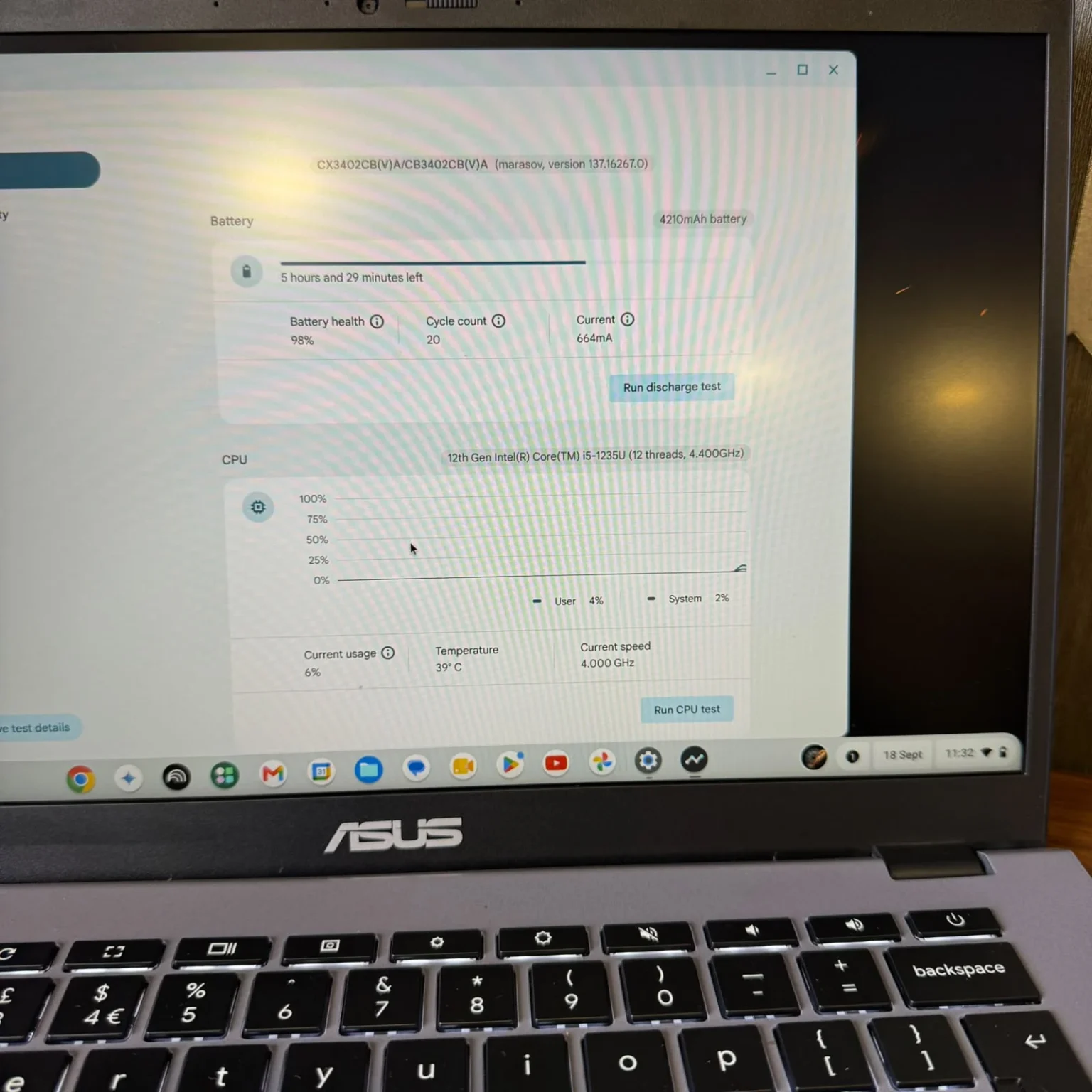 ASUS CB34 Chromebook Plus | Core i5 12th Gen | 16GB RAM | 256GB UFS | 14-inch FHD | Backlit Keyboard | 2032 Updates | Chromebook - Image 6