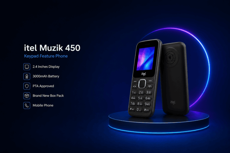 itel Muzik 450 Price in Pakistan – 2.4″ Display, 3000mAh Battery & Features
